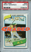 1980-1989 Baseball Graded