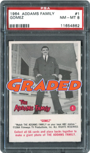 The Addams Family Cards Graded