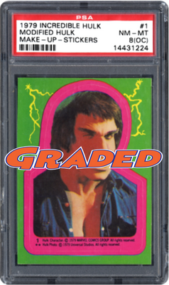 The HULK Cards Graded
