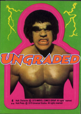 The HULK Cards Ungraded