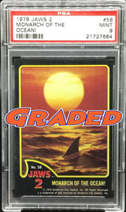 Jaws Cards Graded
