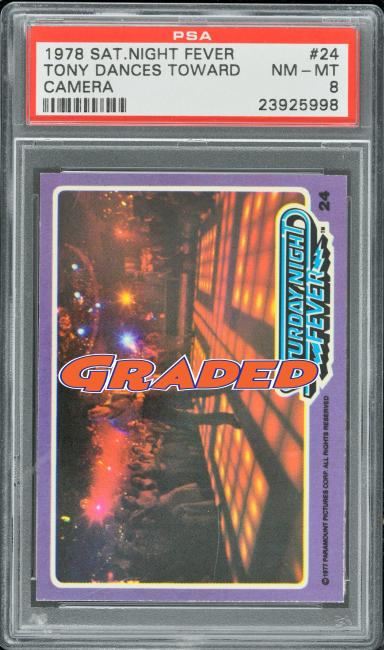 Saturday Night Fever Cards Graded