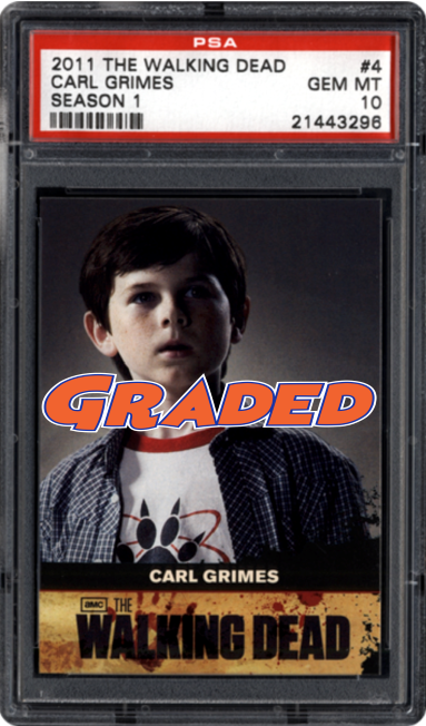 The Walking Dead Cards Graded