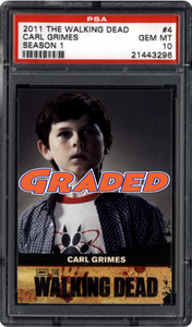 The Walking Dead Cards Graded