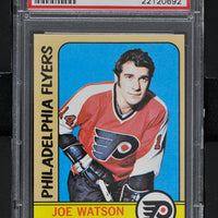 1972 - Topps Hockey #156 Joe Watson - PSA 8