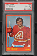 1973 - Topps Hockey #29 Rey Comeau - PSA 8