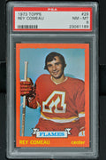 1973 - Topps Hockey #29 Rey Comeau - PSA 8