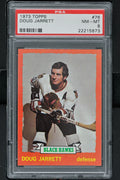 1973 - Topps Hockey #76 Doug Jarrett  - PSA 8