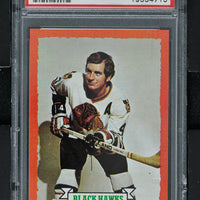 1973 - Topps Hockey #76 Doug Jarrett  - PSA 8