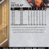 2015 Upper Deck Hockey #7 Ryan Getzlaf - Series 1 Ungraded