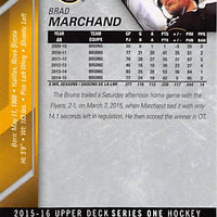 2015 Upper Deck Hockey #14 Brad Marchand - Series 1 Ungraded