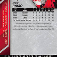 2015 Upper Deck Hockey #32 Karri Ramo - Series 1 Ungraded - RC000001253