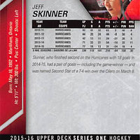 2015 Upper Deck Hockey #35 Jeff Skinner - Series 1 Ungraded - RC000001258