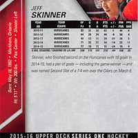 2015 Upper Deck Hockey #35 Jeff Skinner - Series 1 Ungraded - RC000001259