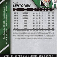 2015 Upper Deck Hockey #61 Kari Lehtonen - Series 1 Ungraded - RC000001264