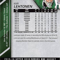 2015 Upper Deck Hockey #61 Kari Lehtonen - Series 1 Ungraded - RC000001265