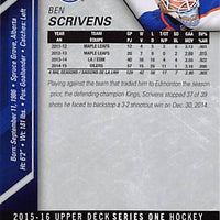 2015 Upper Deck Hockey #70 Ben Scrivens - Series 1 Ungraded - RC000001268