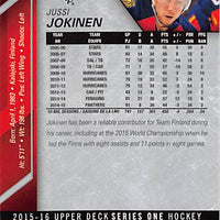 2015 Upper Deck Hockey #80 Jussi Jokinen - Series 1 Ungraded