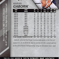 2015 Upper Deck Hockey #86 Marian Gaborik - Series 1 Ungraded