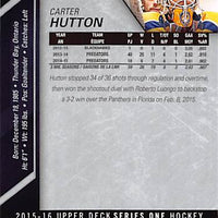 2015 Upper Deck Hockey #103 Carter Hutton - Series 1 Ungraded - RC000001287