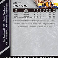 2015 Upper Deck Hockey #103 Carter Hutton - Series 1 Ungraded - RC000001287
