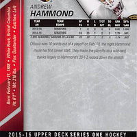 2015 Upper Deck Hockey #134 Andrew Hammond - Series 1 Ungraded - RC000001300