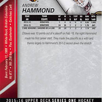2015 Upper Deck Hockey #134 Andrew Hammond - Series 1 Ungraded - RC000001301