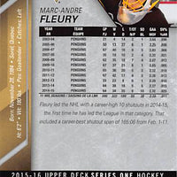 2015 Upper Deck Hockey #146 Marc-Andre Fleury - Series 1 Ungraded