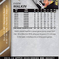 2015 Upper Deck Hockey #147 Evgeni Malkin - Series 1 Ungraded - RC000001305