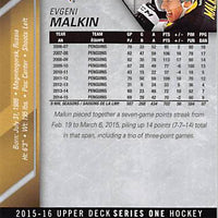 2015 Upper Deck Hockey #147 Evgeni Malkin - Series 1 Ungraded - RC000001306
