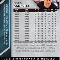 2015 Upper Deck Hockey #155 Patrick Marleau - Series 1 Ungraded - RC000001310