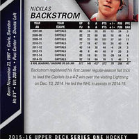 2015 Upper Deck Hockey #190 Nicklas Backstrom - Series 1 Ungraded - RC000001325
