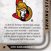2015 Upper Deck Hockey #SS-5 Erik Karlsson - Series 1 - Shinning Stars Ungraded