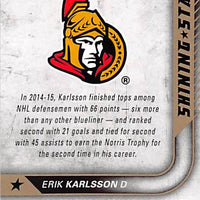 2015 Upper Deck Hockey #SS-5 Erik Karlsson - Series 1 - Shinning Stars Ungraded