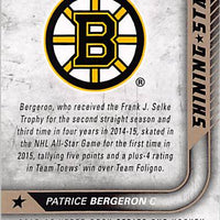 2015 Upper Deck Hockey #SS-24 Patrice Bergeron - Series 1 - Shinning Stars Ungraded