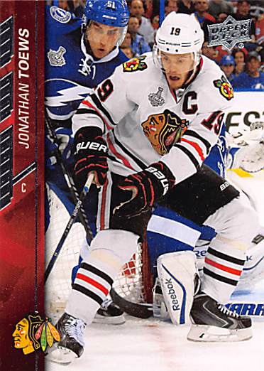 2015 Upper Deck Hockey #44 Jonathan Toews - Series 1 Ungraded