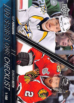 2015 Upper Deck Hockey #199 Filip Forsberg/Duncan Keith - Series 1 Ungraded