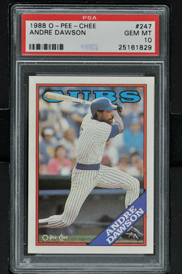 1988 O-Pee-Chee Baseball #247 Andre Dawson PSA 10 - RC000001114