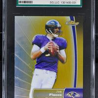 2012 Topps Finest Football #63 Joe Flacco - Refractor Gold 2/50 - SGC 9