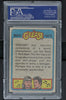 1978 - Topps Grease Series 2 #132 Rizzo's Fab Four - PSA 8