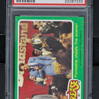 1978 - Topps Grease Series 2 #81 Fontaine Steals the Scene! - PSA 8