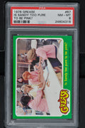 1978 - Topps Grease Series 2 #87 Is Sandy Too Pure to be Pink? - PSA 8