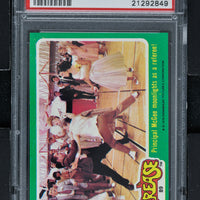 1978 - Topps Grease Series 2 #89 Principal McGee Moonlights as a Referee - PSA 8