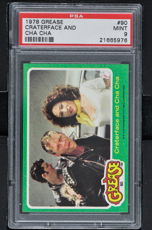 1978 - Topps Grease Series 2 #90 Craterface and Cha Cha - PSA 9