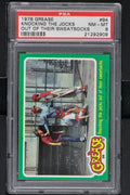 1978 - Topps Grease Series 2 #94 Knocking the Jocks Out of Their Sweatsocks - PSA 8