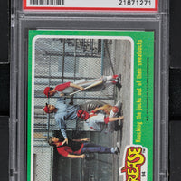 1978 - Topps Grease Series 2 #94 Knocking the Jocks Out of Their Sweatsocks - PSA 8