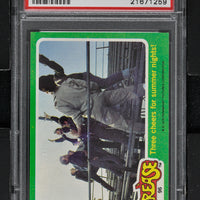 1978 - Topps Grease Series 2 #96 Three Cheers for Summer Nights! - PSA 8