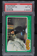 1978 - Topps Grease Series 2 #117 A Man and His Machine - PSA 8