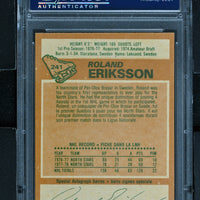 1978 O-Pee-Chee Hockey #241 Roland Eriksson - PSA 8 - RC000001344