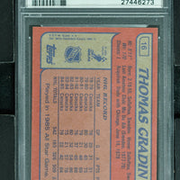 1985 Topps  Hockey #16 Thomas Gradin - PSA 10 - RC000001634